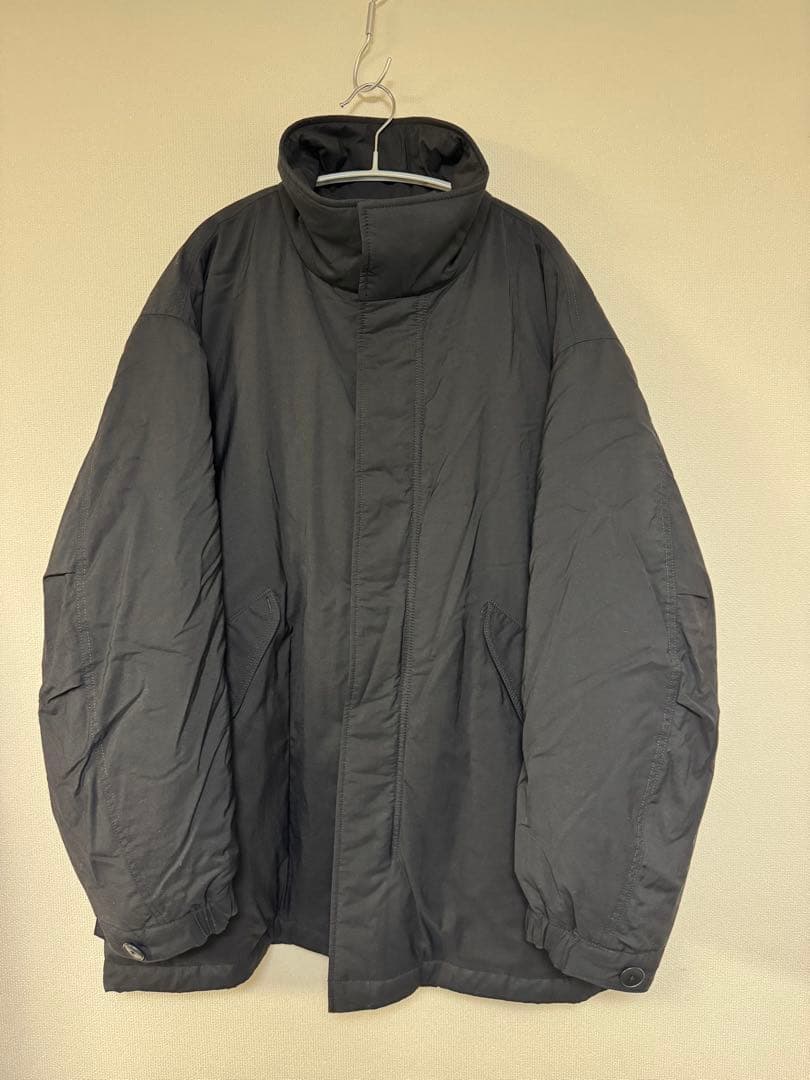 ATON 中わた SHORT MODS COATサイズ04 ブラック