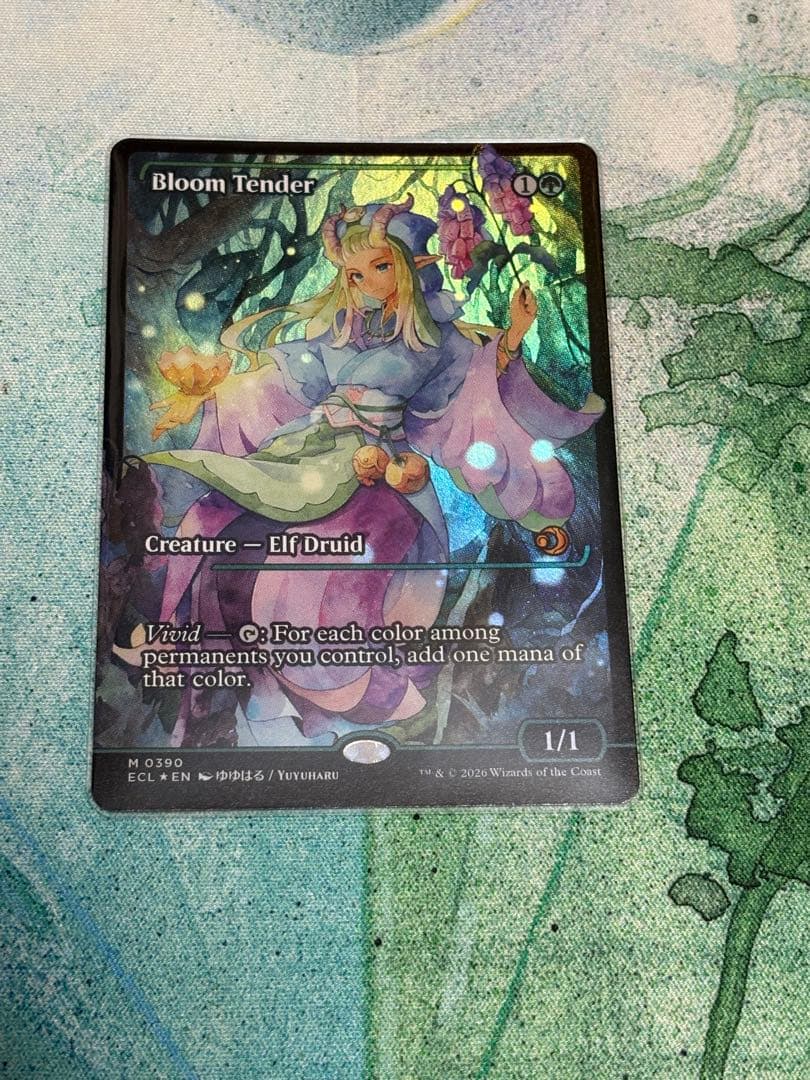 【ECL】花を手入れする者　ショーケース英語foil