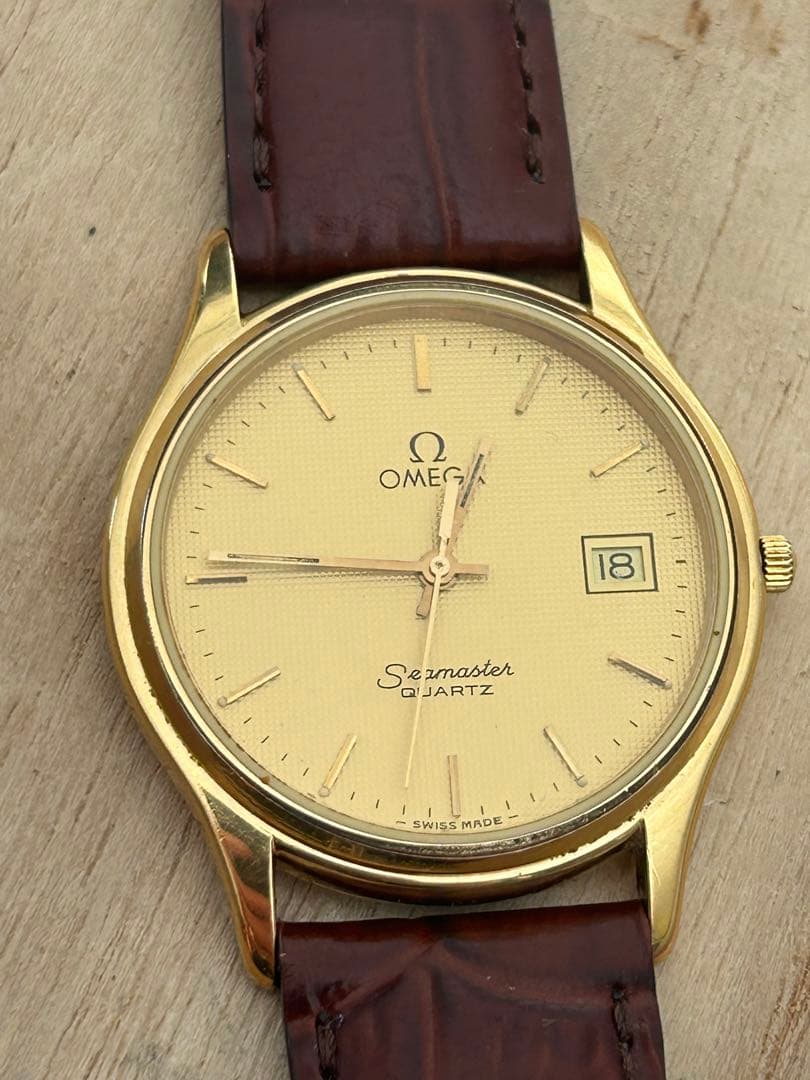 オメガ OMEGA シーマスターSeamaster メンズ 腕時計QZジャンク品