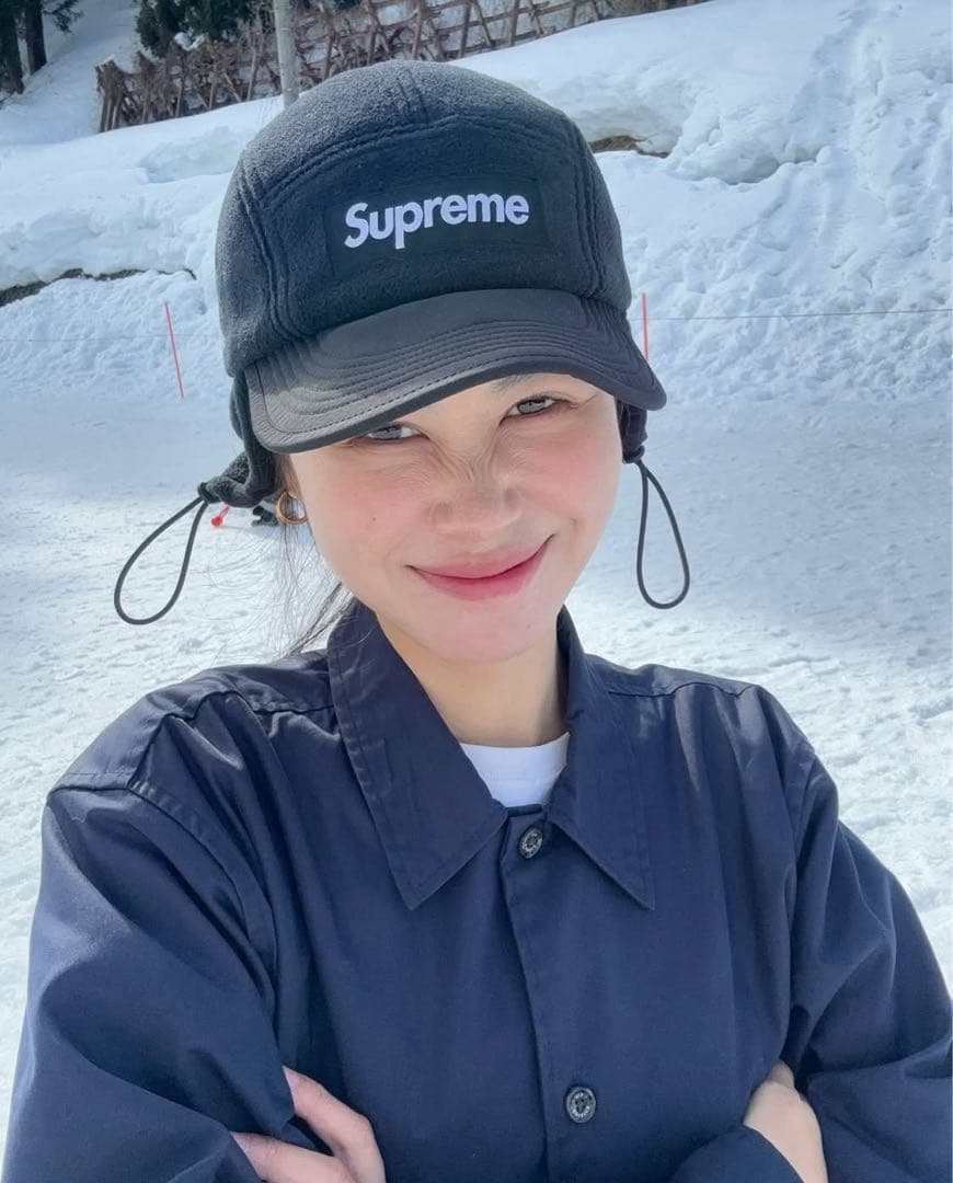 田中シェン着用Supreme Polartec Earflap Camp Cap