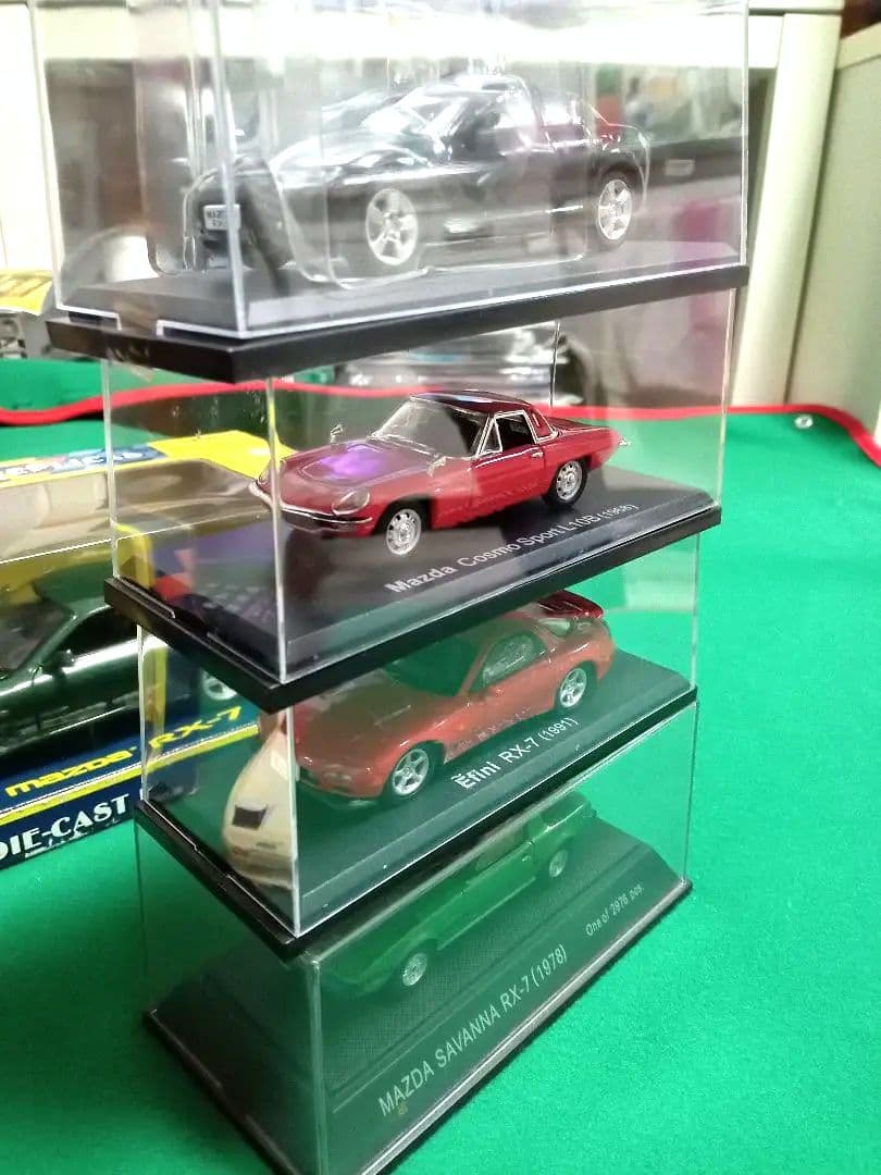 Mazda RX-7とRX-8 コスモ6台セット