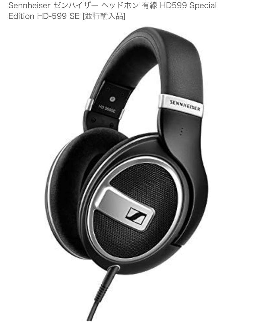 【新品未開封】ゼンハイザー　HD 599 SE ブラック　ノイキャン　開放型