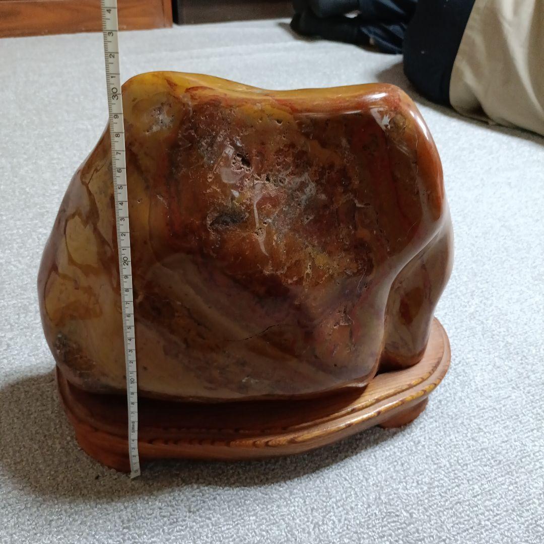 佐渡の赤玉石