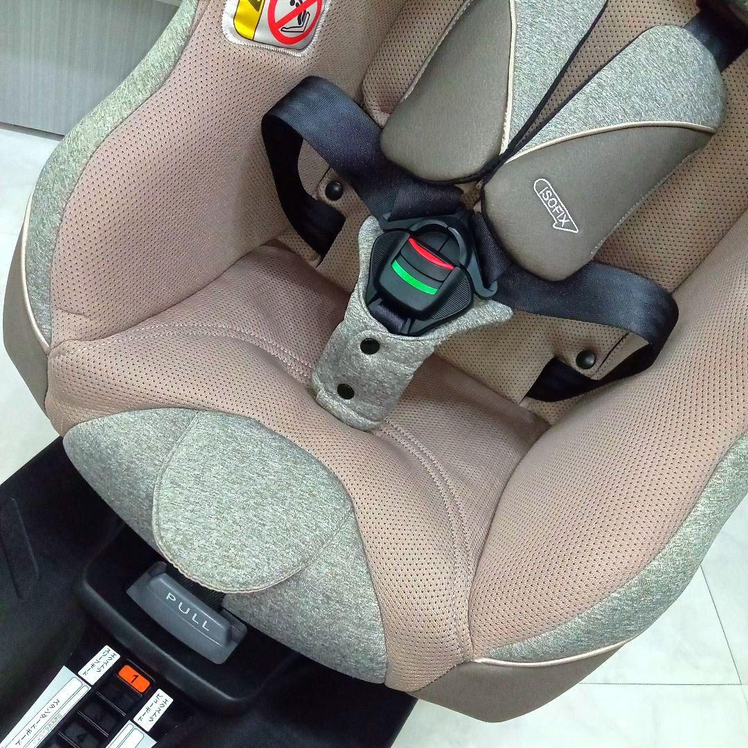 極美品♡【アップリカ】クルリラ プラス 360°セーフティー／ブラウンストーン