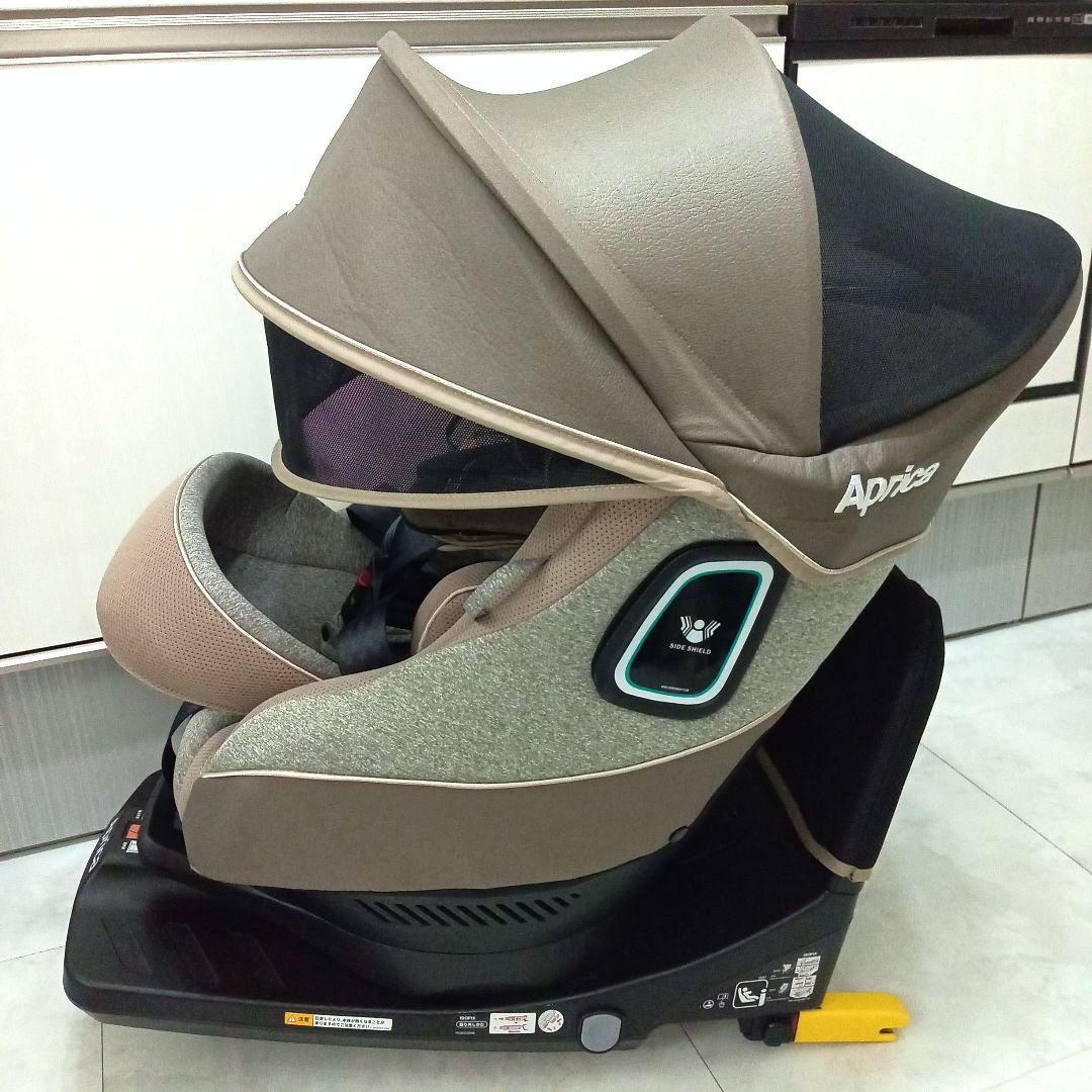 極美品♡【アップリカ】クルリラ プラス 360°セーフティー／ブラウンストーン