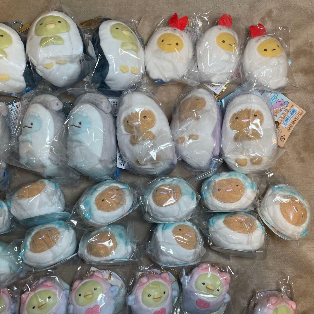 すみっコぐらし 水族館限定 ぶらさげぬいぐるみ 63個セット まとめ