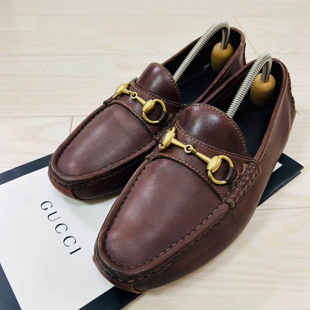 【即発送】グッチ GUCCI ホースビット　ドライビング　ローファー　メンズ
