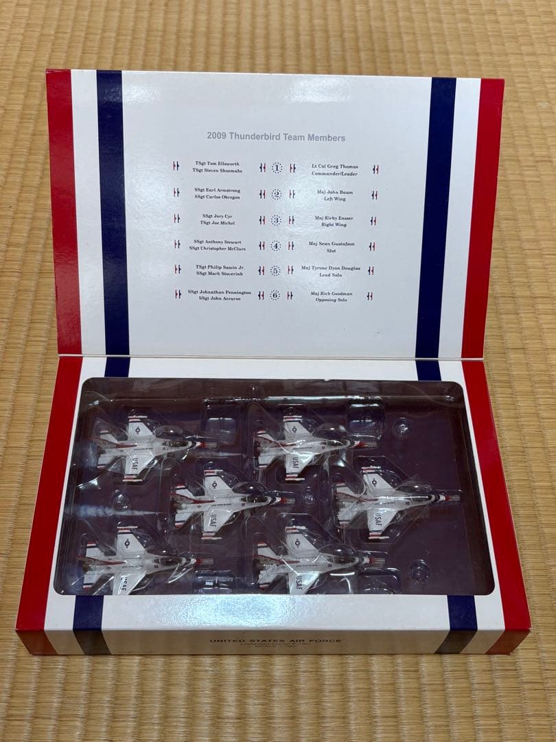 2009年 サンダーバーズ F-16 6機セット　1:200スケール