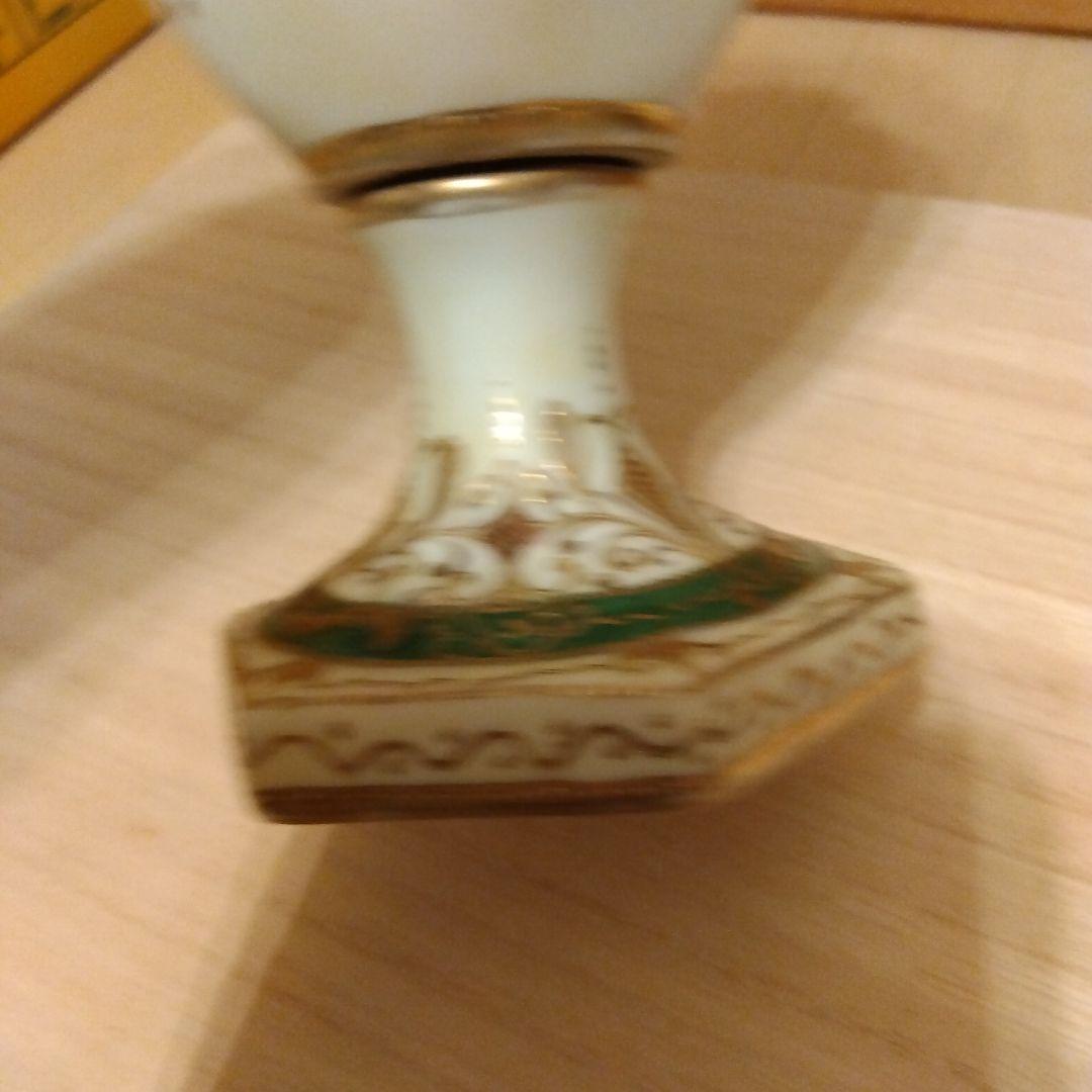 kinjo china 　飾り壺　オブジェ　花柄　アンティーク 　壺