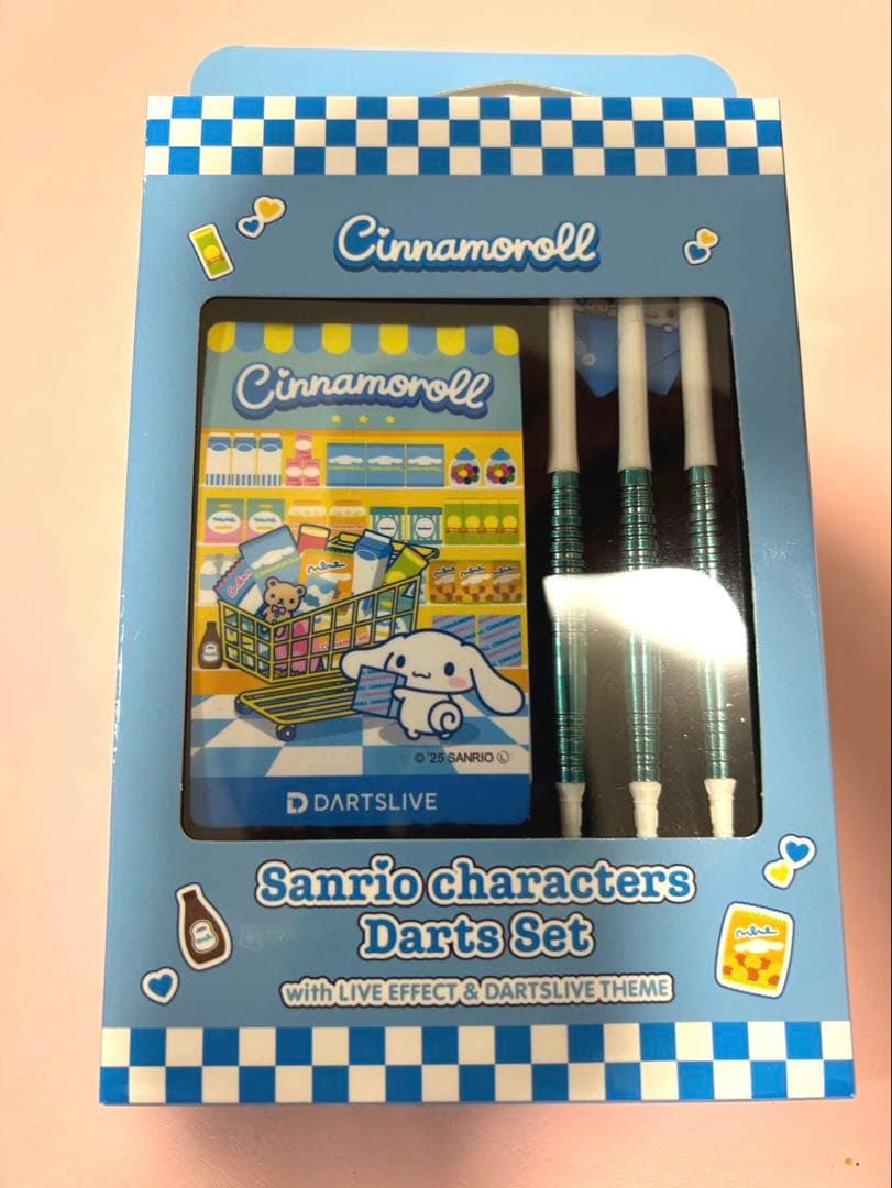 【新品】サンリオ　ダーツライブカード＆ダーツセット　シナモロール【店舗限定】
