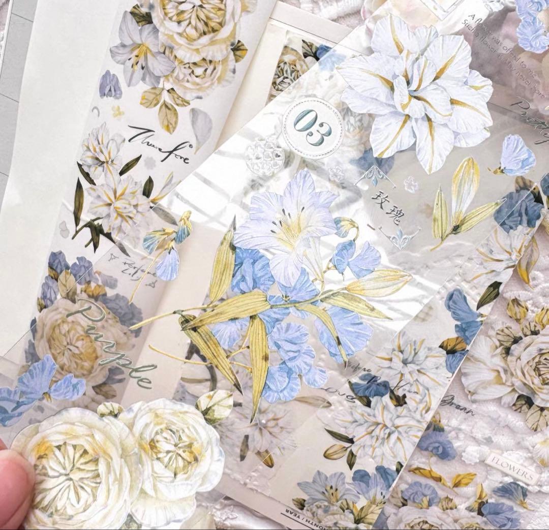 ⭐️SALE⭐️ 林野间《迭绪蓝》海外マスキングテープ　マステ 【2463】