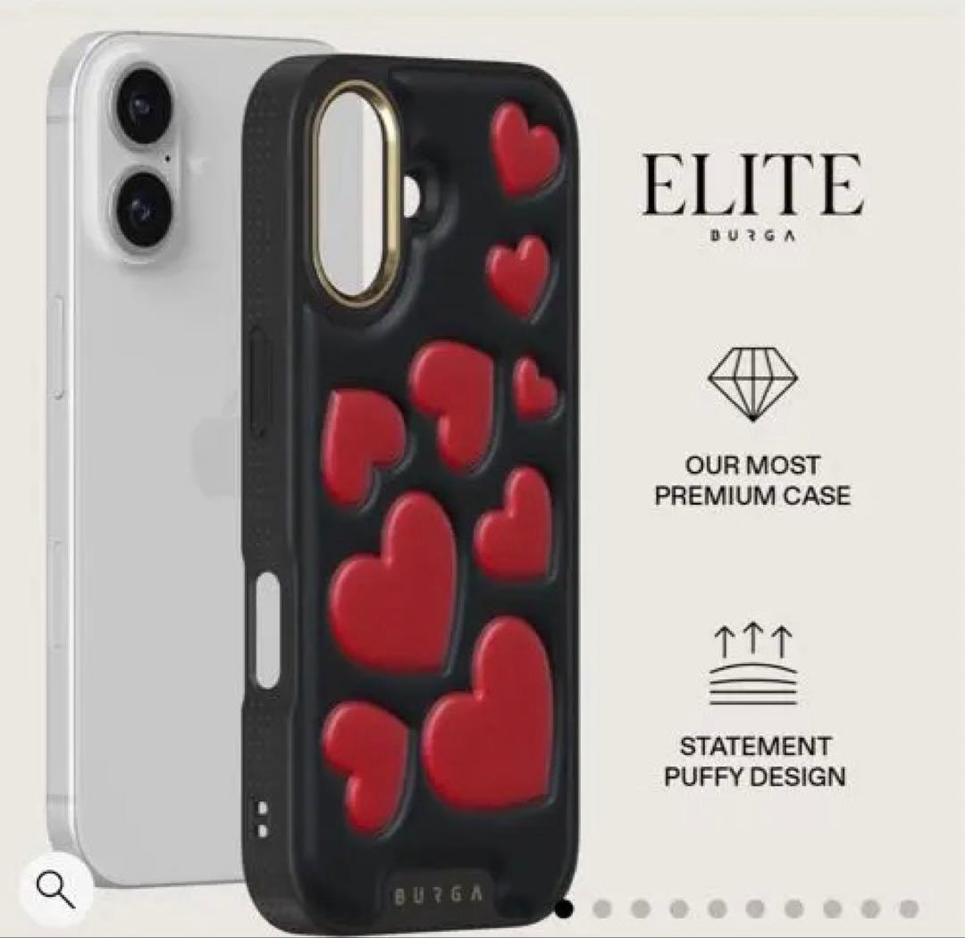 BURGA ハートデザイン iPhone 17 ケース