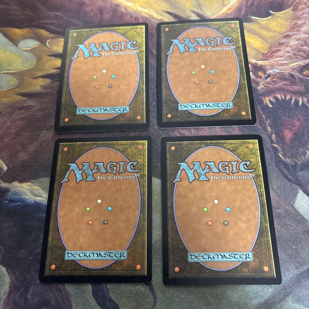 mtg 乾燥台地　zen　日本語　4枚