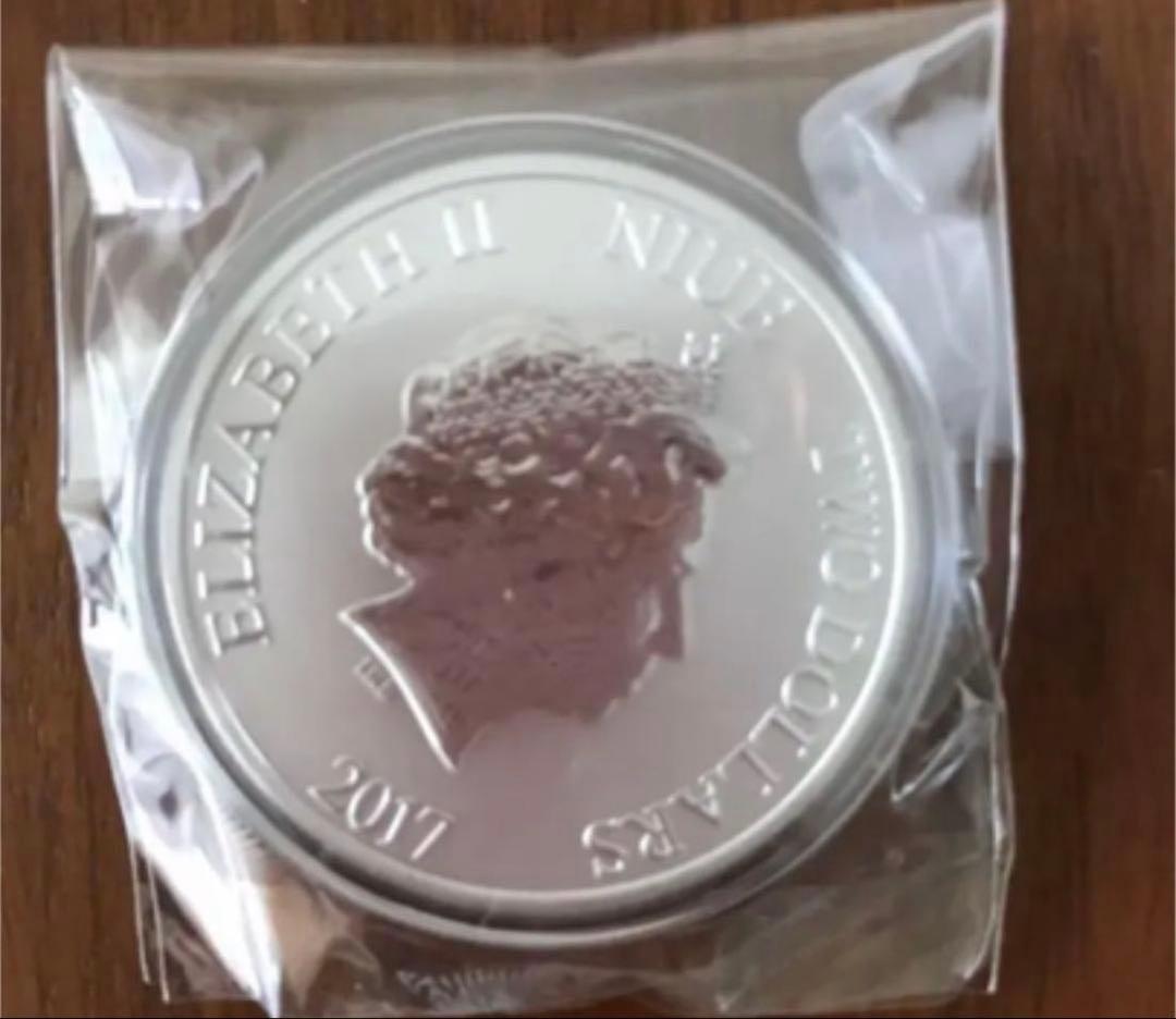 ミッキーマウス　ニウエ　銀貨　1枚