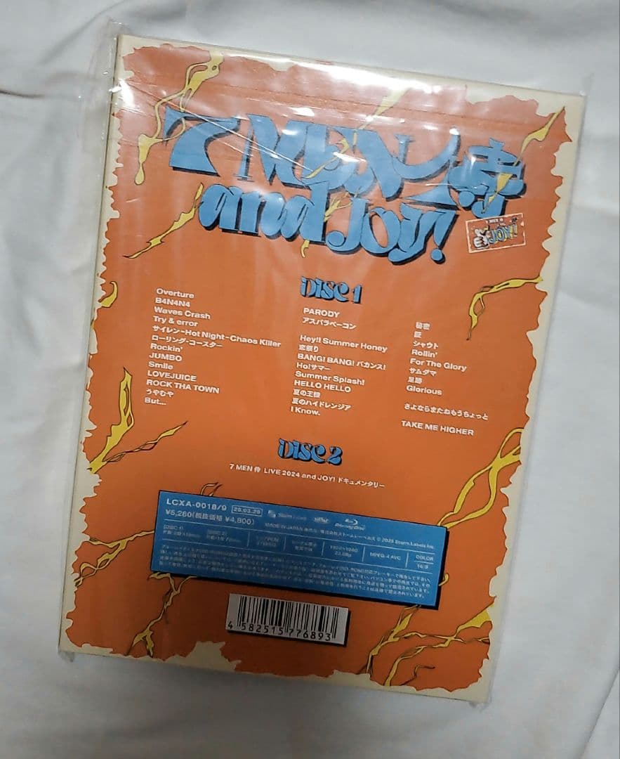 7MEN侍 and joy ヘアクリップ blu-ray