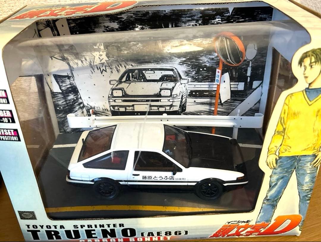 イニシャルD TOYOTA AE86 ミニカー　 台座ネジ欠品
