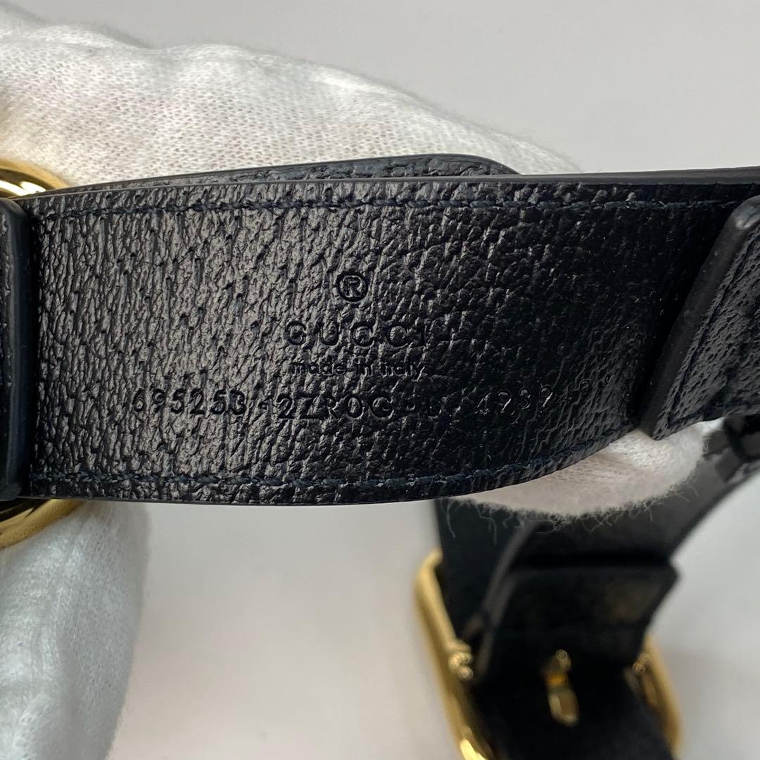 未使用 グッチ GUCCI 695253 ペットハーネス L レザー