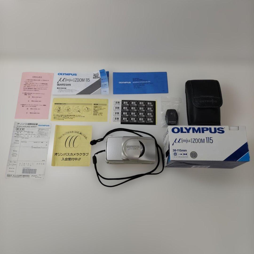 【き432】OLYMPUS μ[mju:]-ZOOM 115 コンパクトカメラ