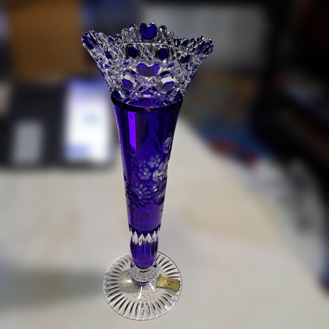 マイセンクリスタル マイセンフラワー　一輪挿し　 新品未使用