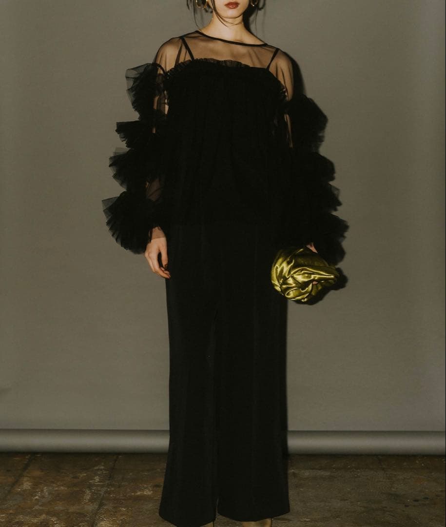 スーツ・フォーマル・ドレス ANDRESD all in one decorative tulle tops