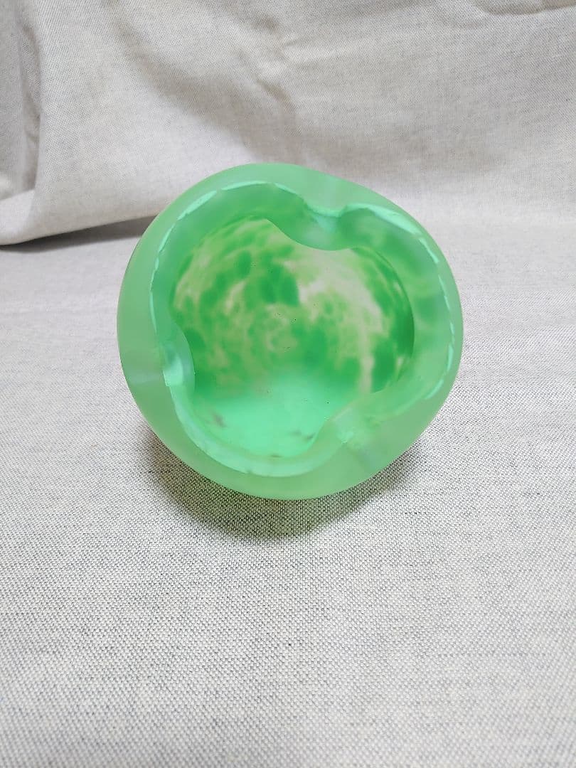 藤田喬平 手吹 金彩 灰皿 ガラス 2個