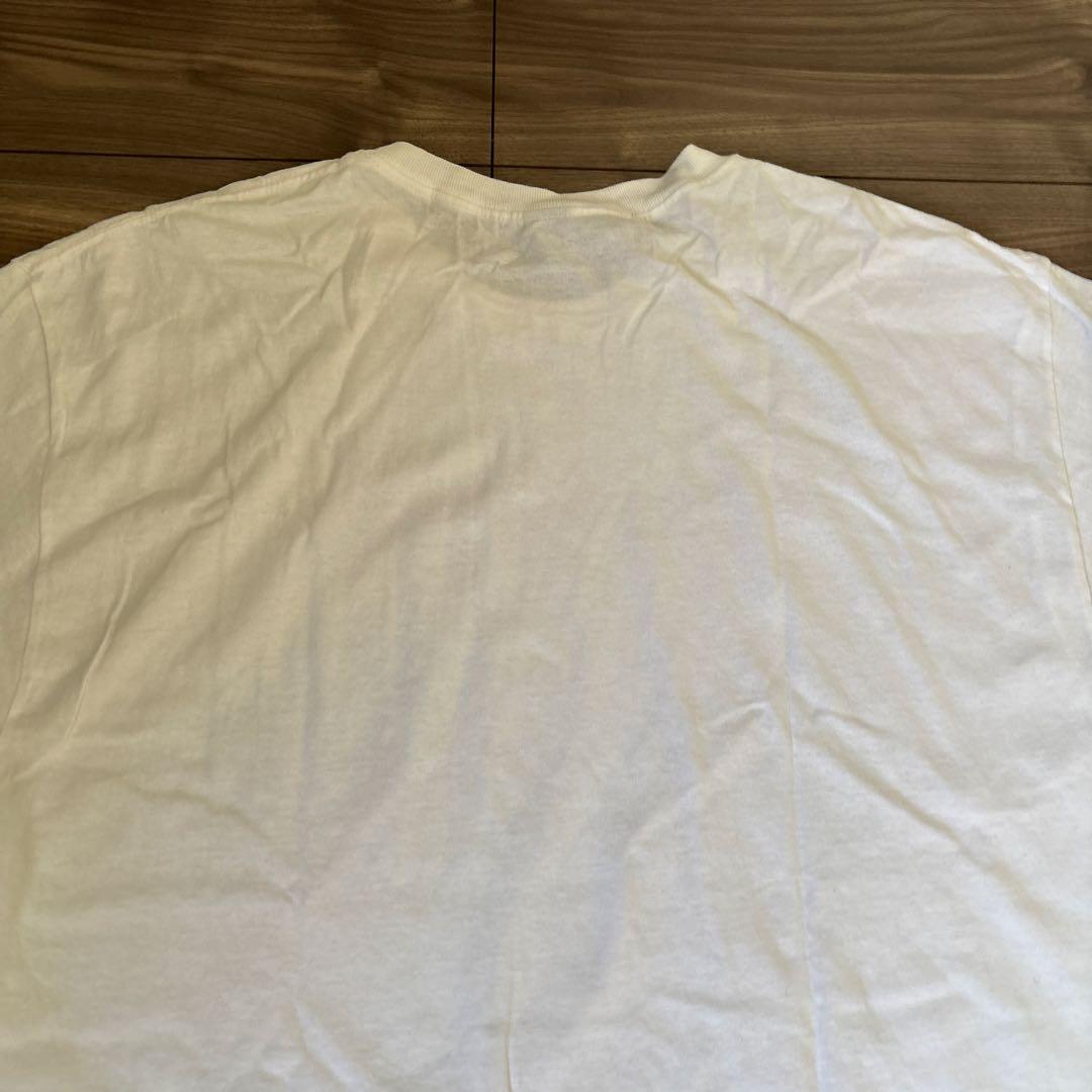 MFDOOMプリントTシャツホワイトビンテージラップ T HIPHOPXLサイズ