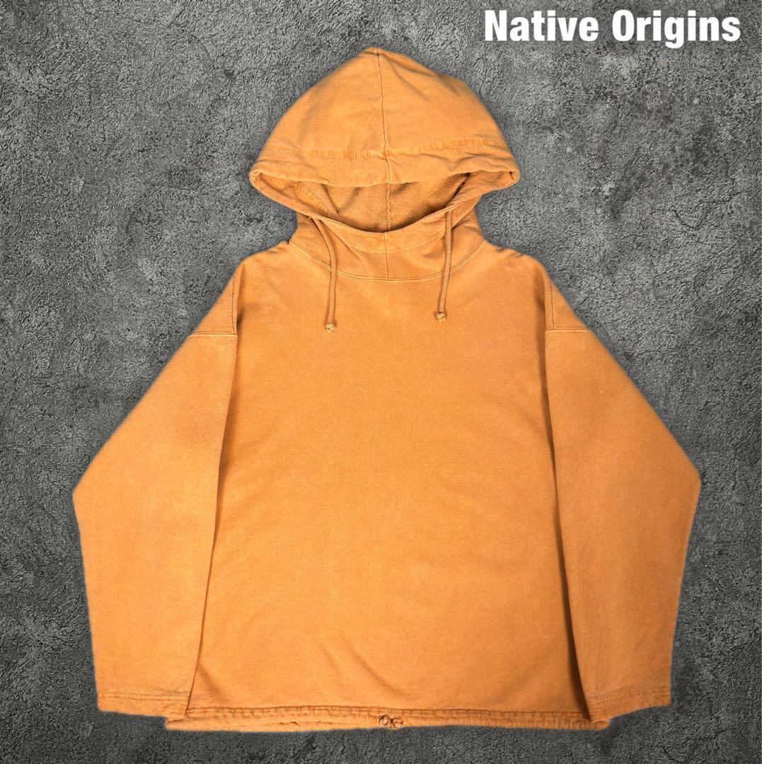 Native Origins 80s 90s モックネック スウェット パーカー