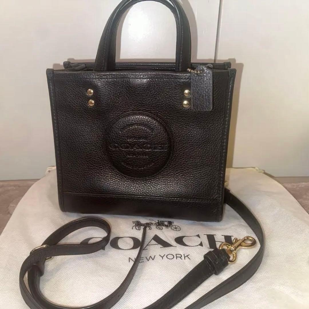 COACH コーチブラック デンプシー トートバッグ