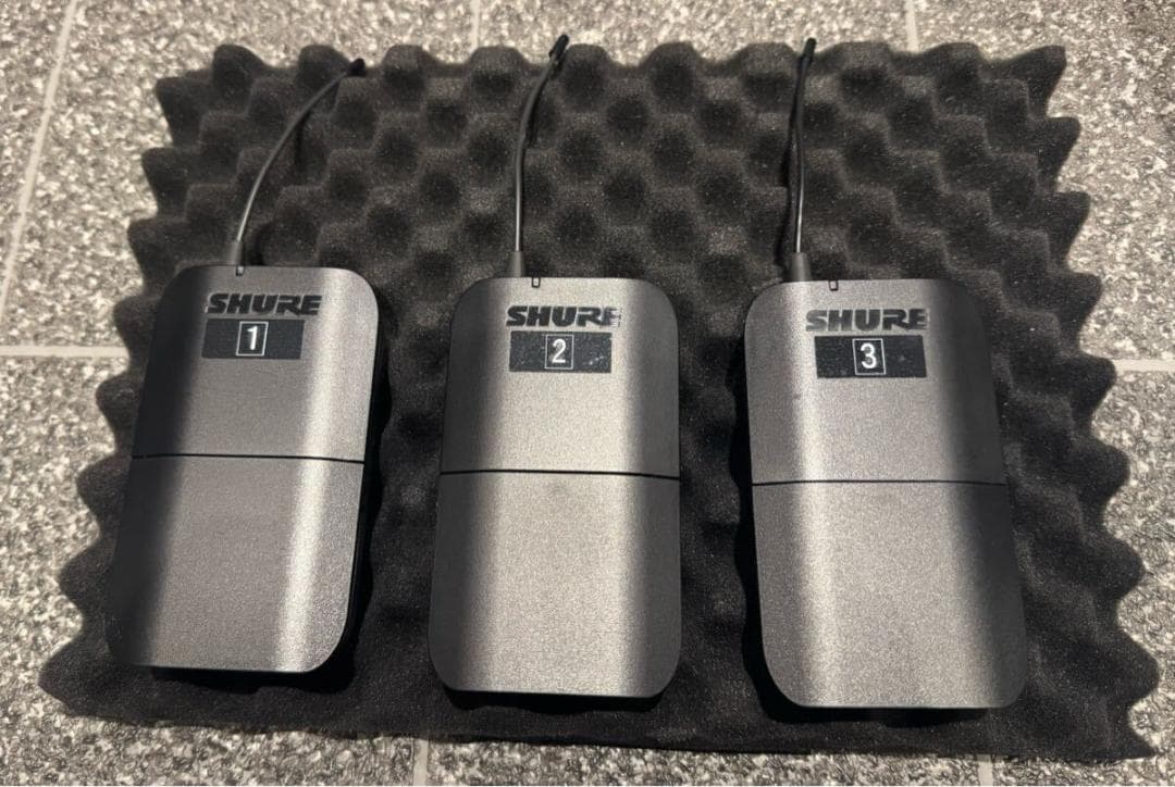 SHURE BLX1 ワイヤレスボディパック型送信機セット