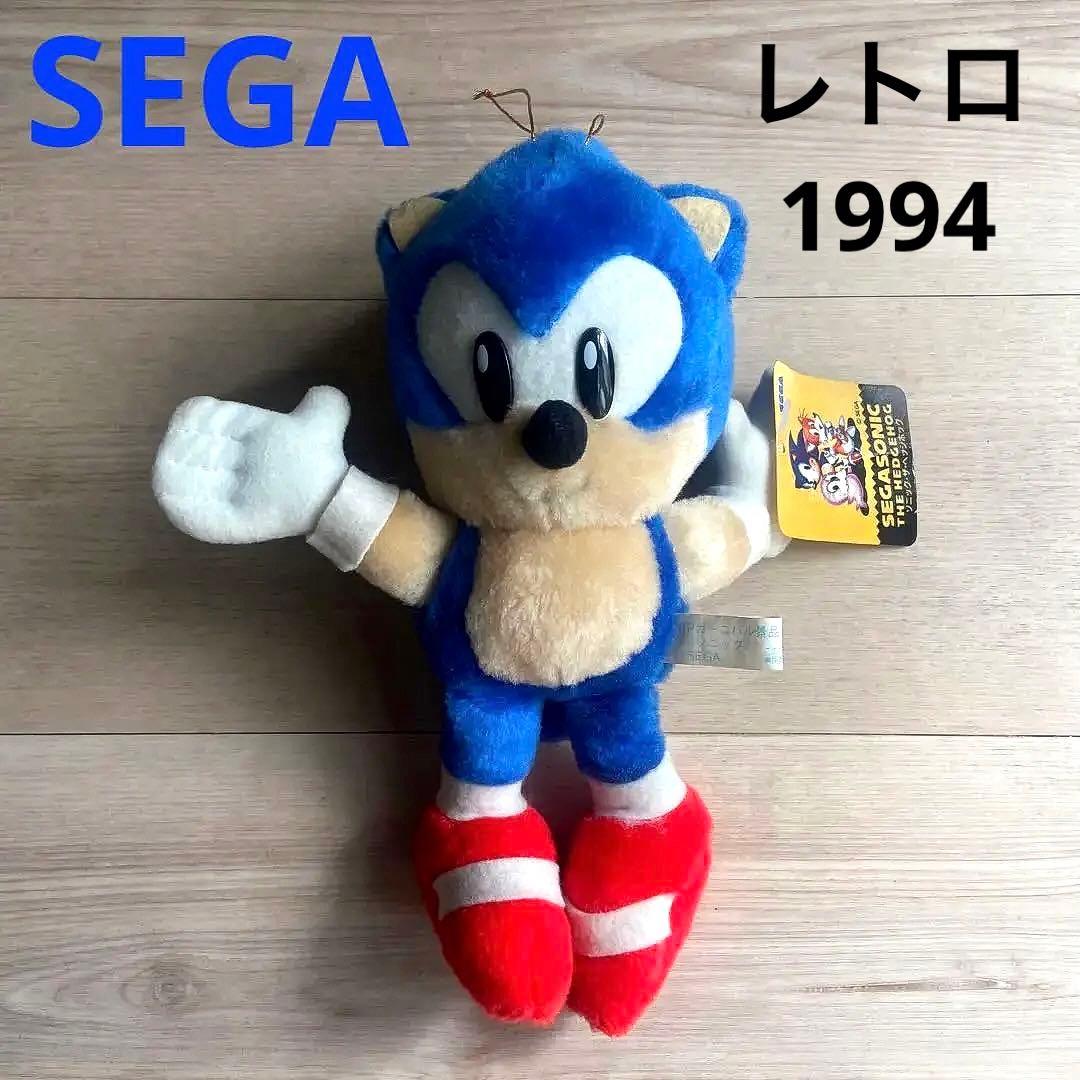 セガハイテクパーク景品　ソニック ぬいぐるみ SEGA 平成レトロ　非売品