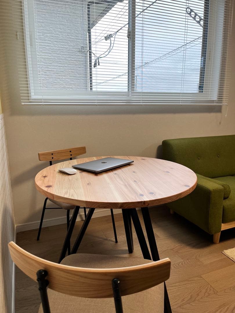 【完成品でお届け】THE CAFE TABLE 杉無垢 kanademono