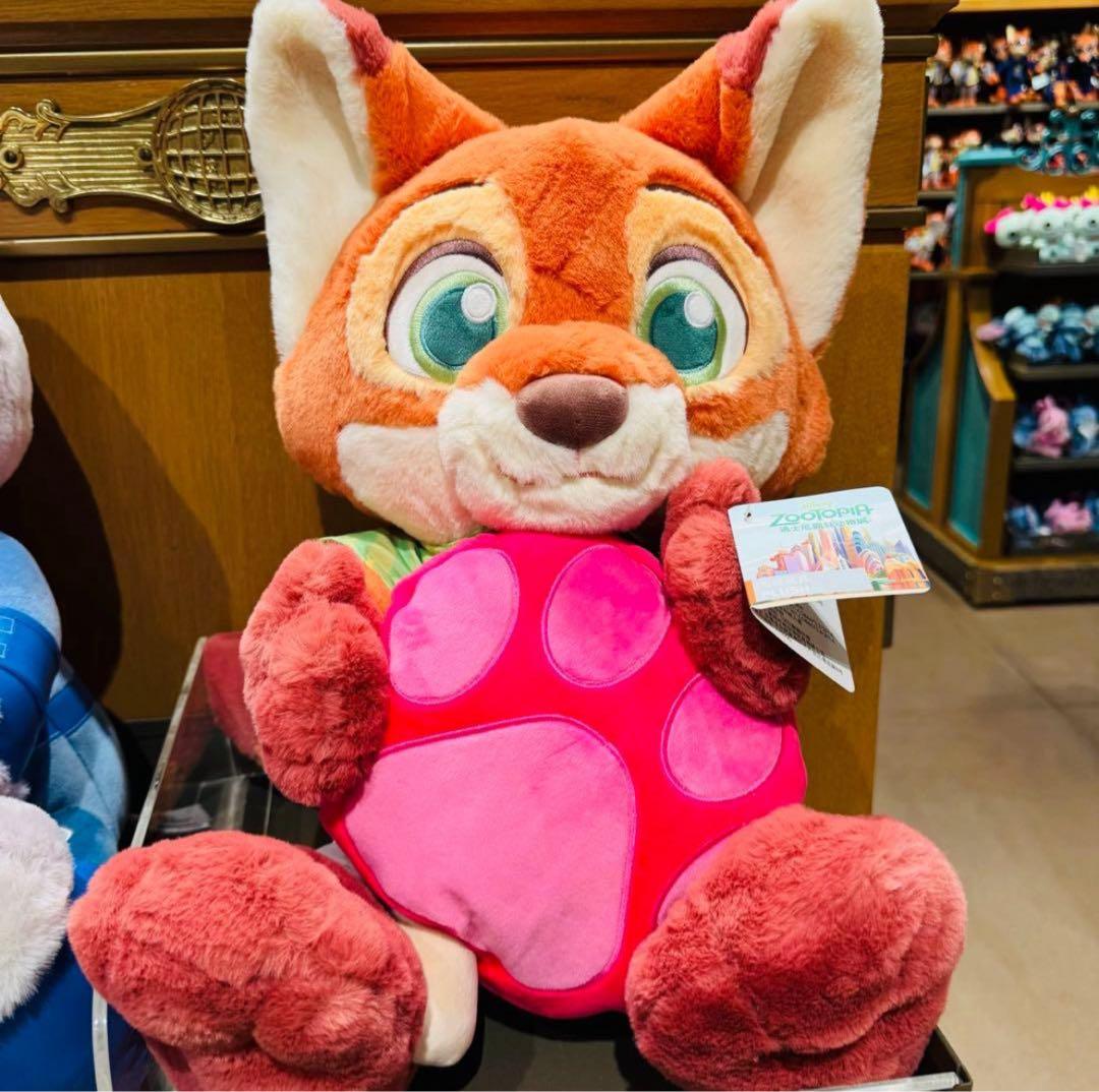 上海ディズニー　ズードピア ニックアイスバーぬいぐるみ