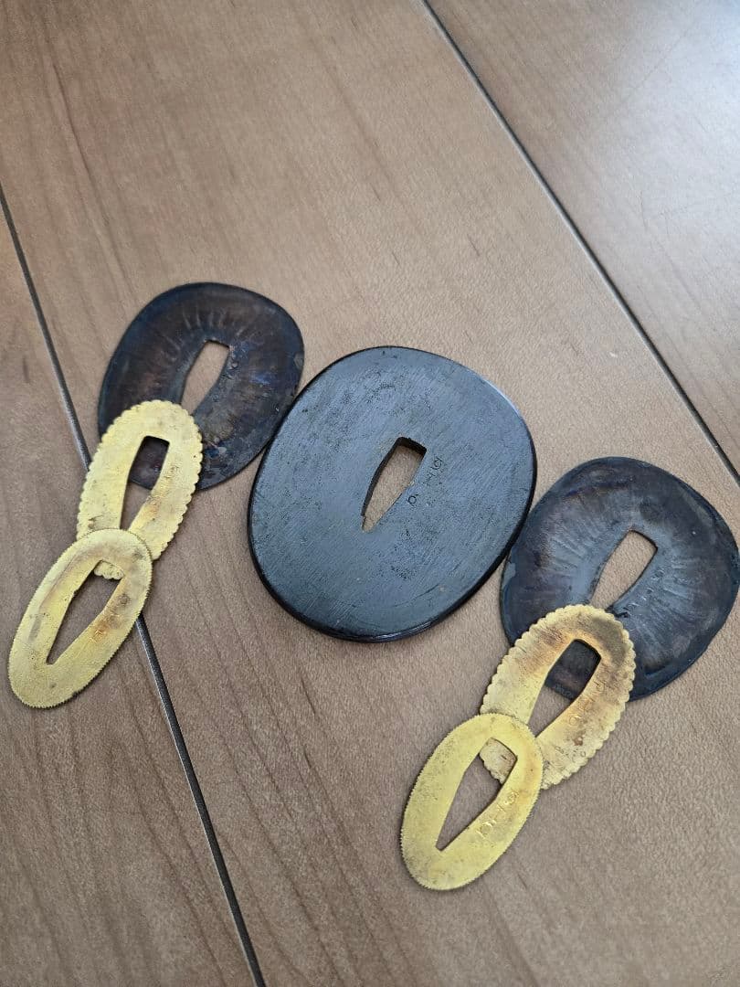 第二次大戦頃/実物　極美品　海軍士官軍刀拵え(刀身なし)　高級漆鞘　番号揃い