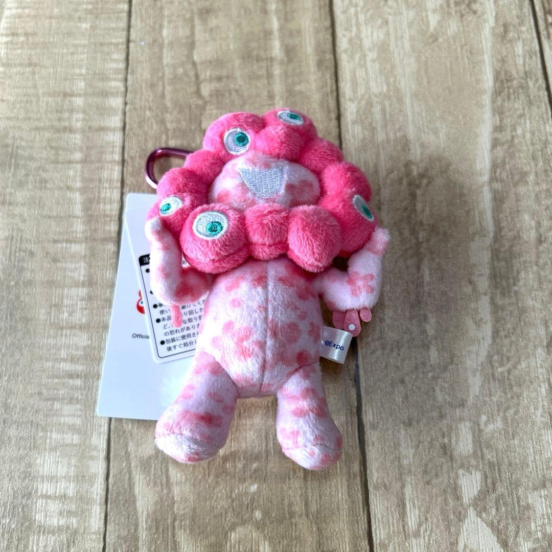 【新品】関西万博 桜 ミャクミャク ピンク カラビナ付きマスコット キャラクター