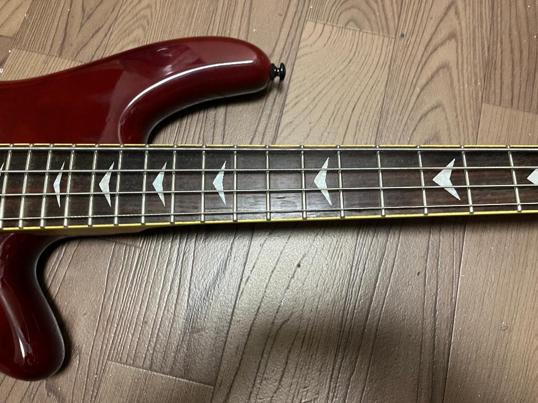 SCHECTER EXTREME-4 ベース アクティブPU シースルーレッド