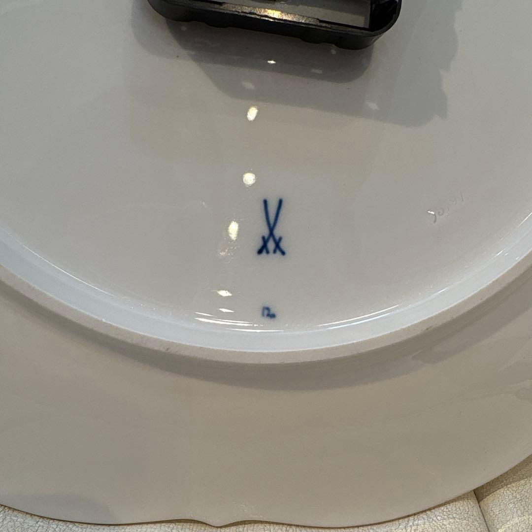 美品！☆マイセン☆ ブルーオニオン 朱金 カラーオニオン 壁掛け時計