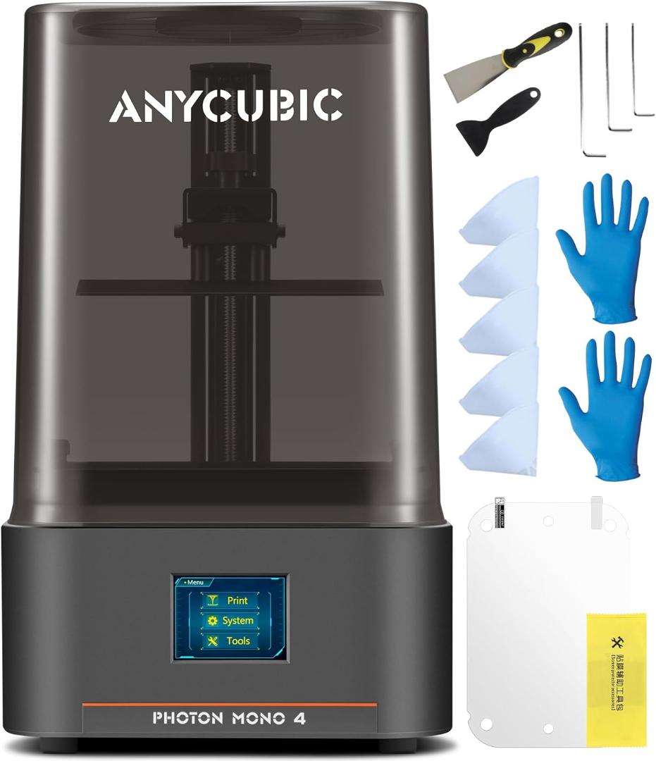 ANYCUBIC 3Dプリンター 光造形 Photon Mono 4、10K 3
