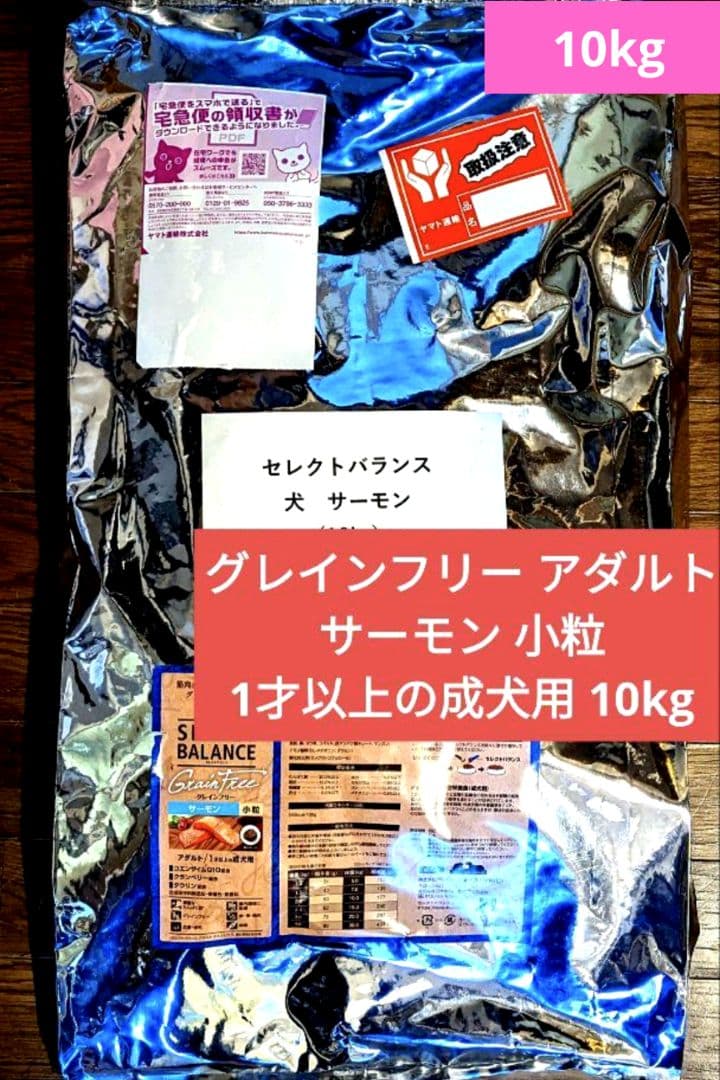 セレクトバランス グレインフリー アダルト サーモン 成犬用 10kg