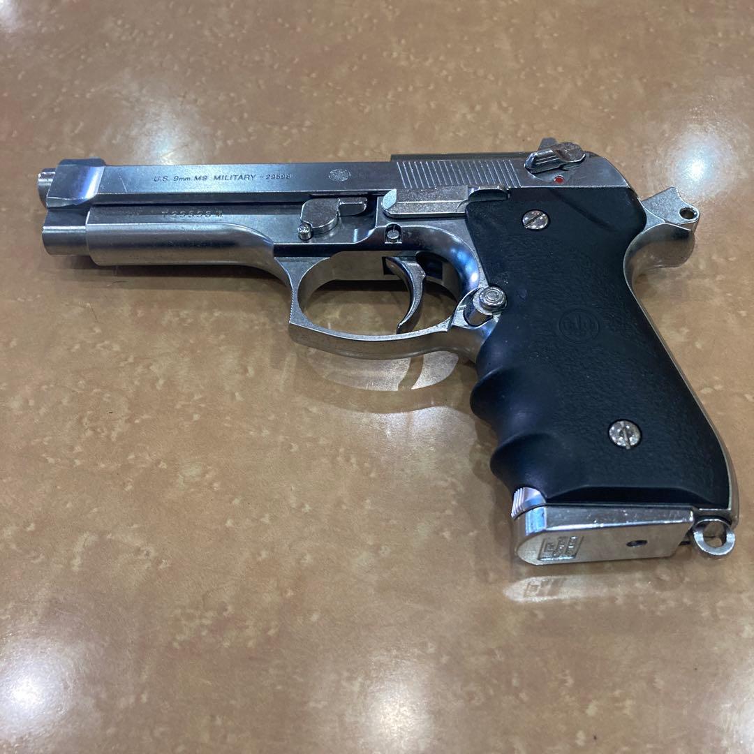 東京マルイ　ベレッタM92F クローム　ステンレス マガジン付