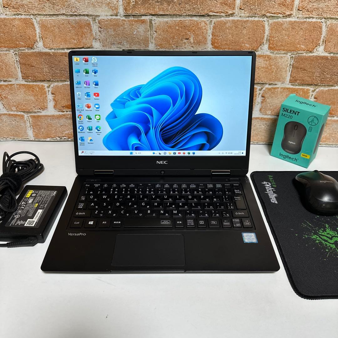 美品　NEC VersaPro ノートPC SSD128GB オフィス2024年