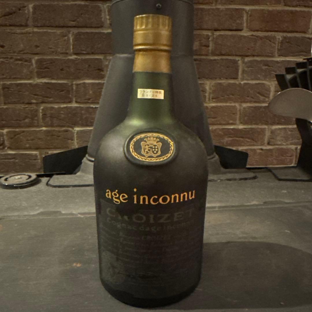 クロワーゼ Age Inconnu コニャック 700ml 40%