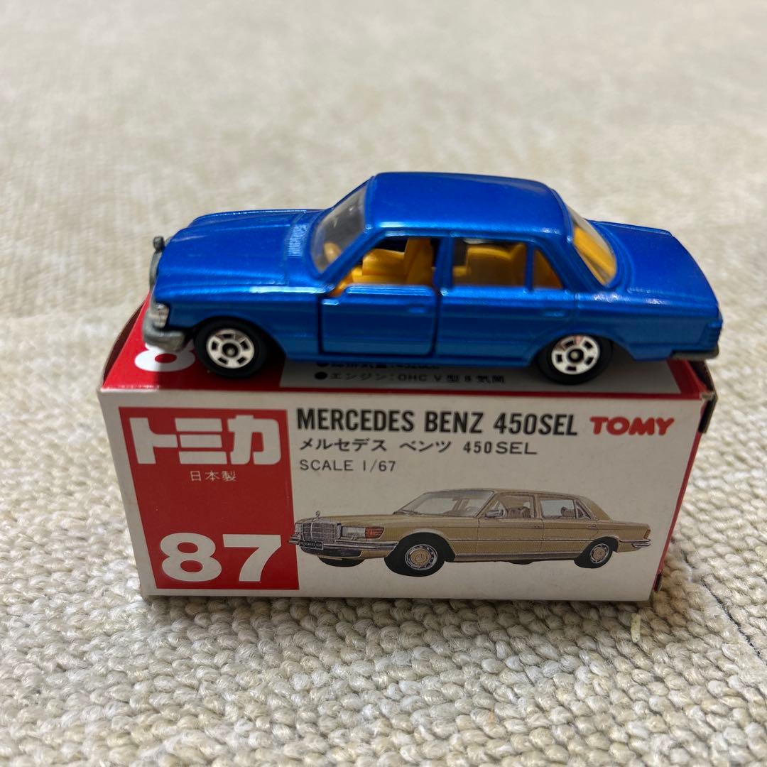日本製トミカ赤箱 メルセデス・ベンツ 450SEL