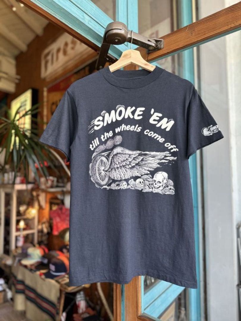 当時物 80's ビンテージハーレーTシャツ 山田レン