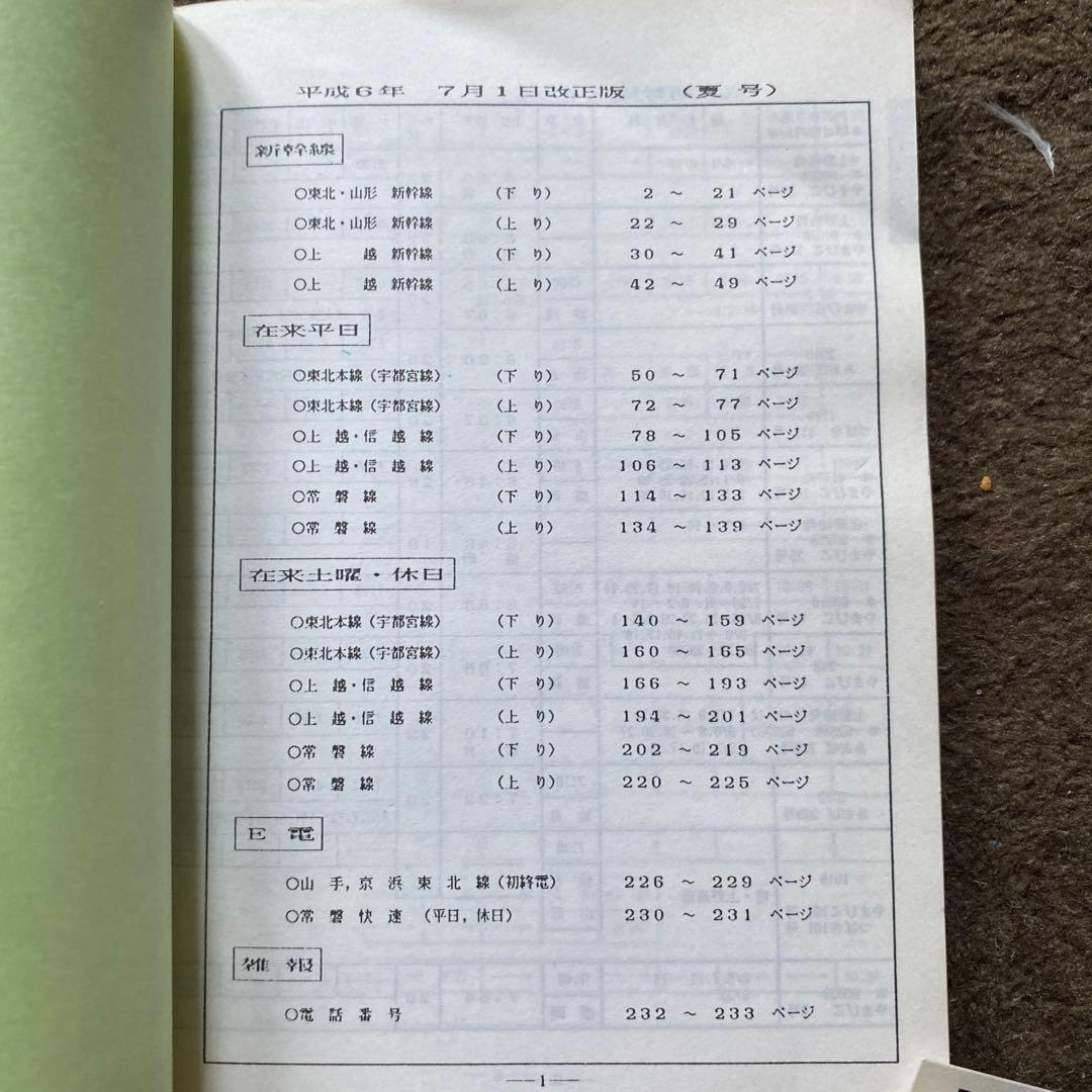 鉄道　時刻表