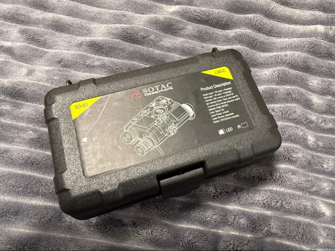 SOTAC GEAR LA-5C UHP IRイルミネーターポリマー製 ブラック
