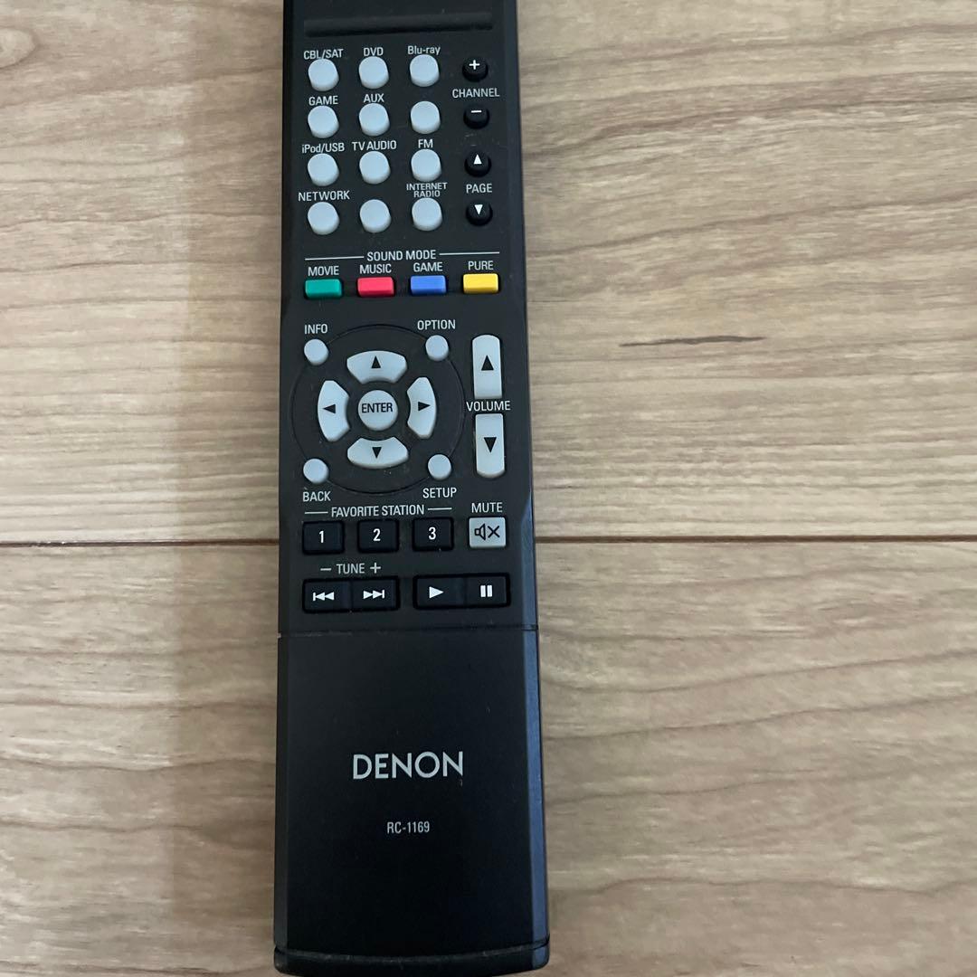 美品 デノンAVR-1713 AVサラウンドレシーバー リモコン付き アンプ