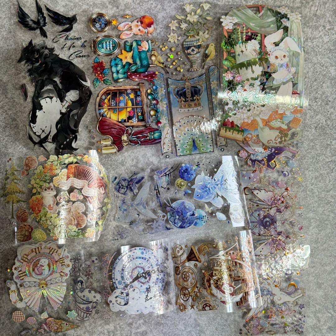 大人可愛い系 綺麗系海外マステ マスキングテープ ＋おまけ