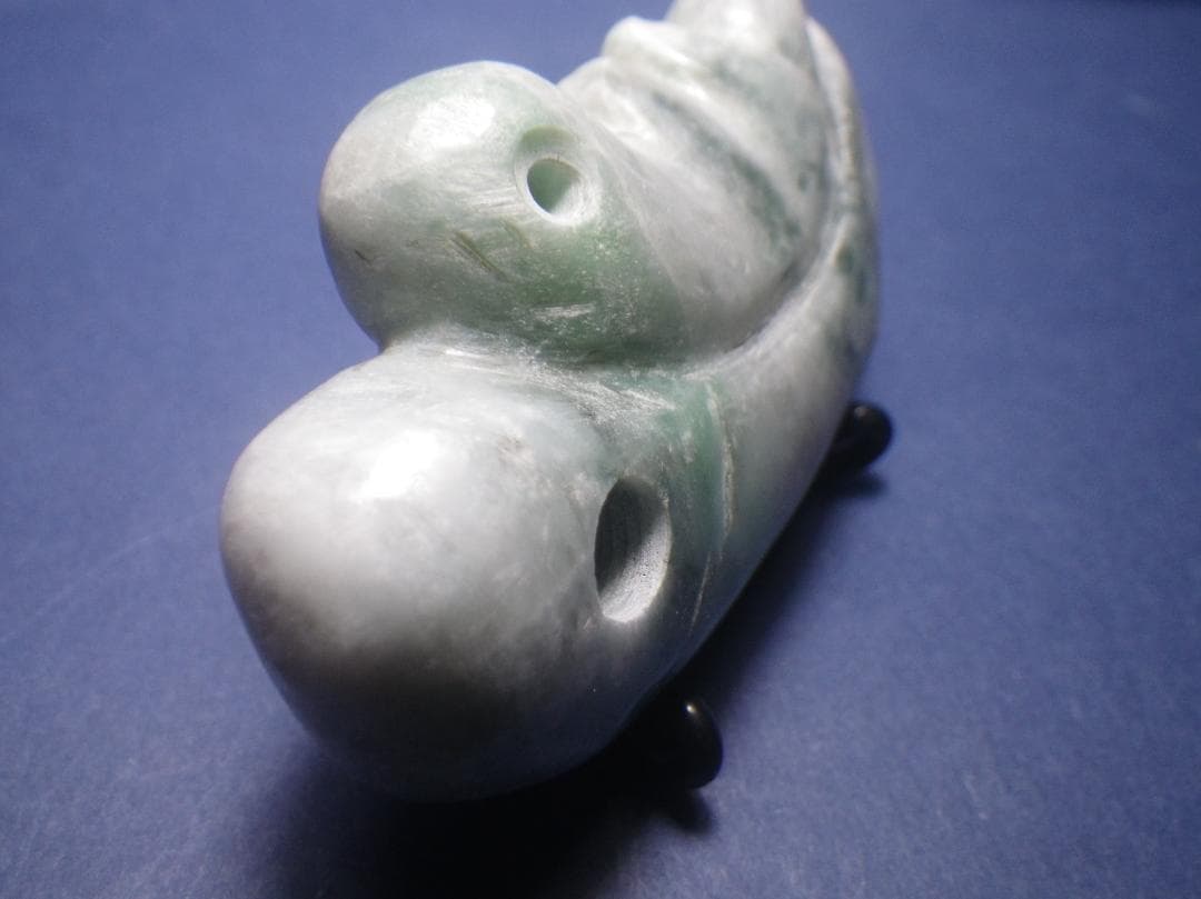 勾玉 翡翠　古代 　２５０６２９－４