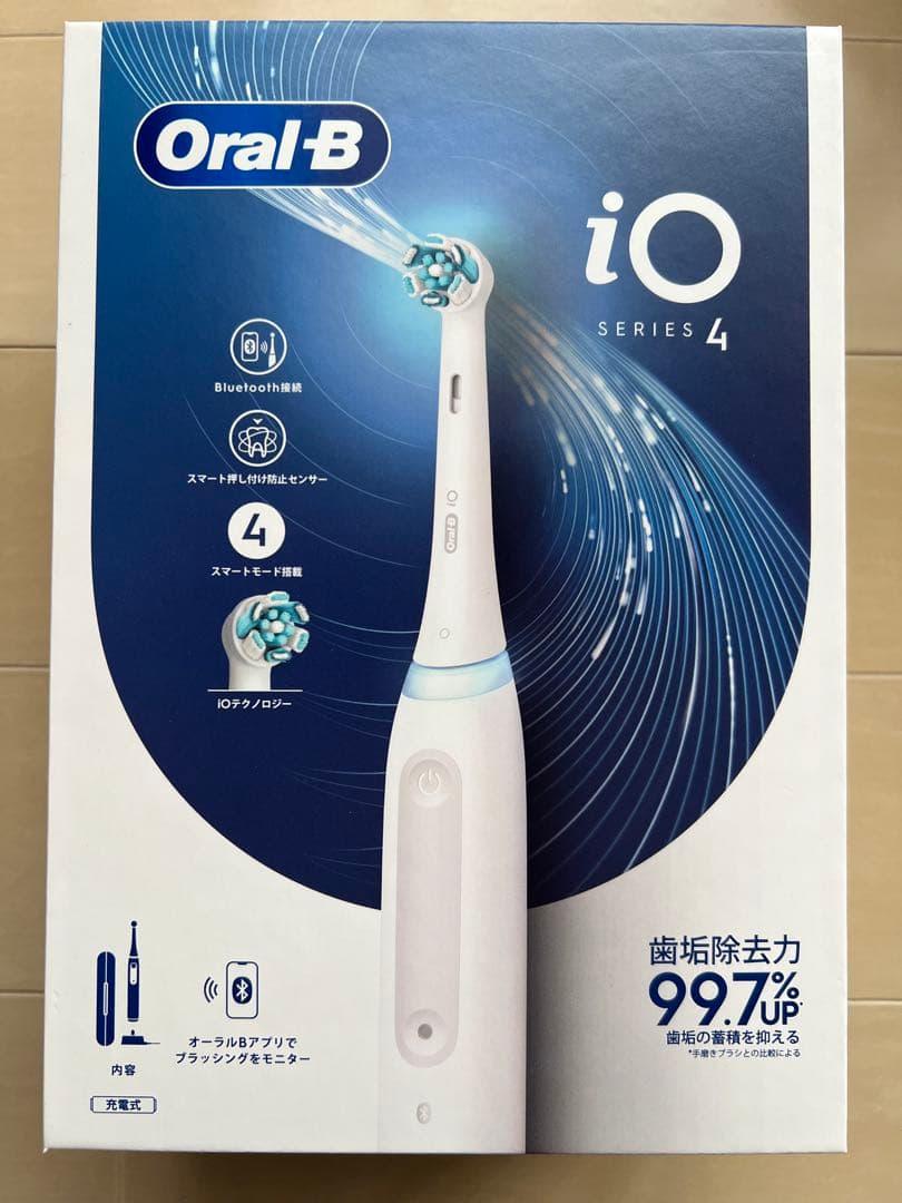 新品・未開封　BRAUN 電動歯ブラシ　iO4 IOG41A61KWT
