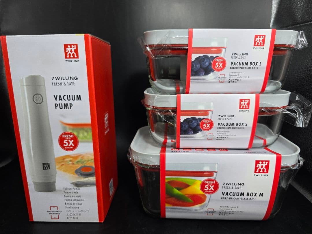 MT446 未使用 ツヴィリング 真空ポンプ+ボックスS2個M1個セット